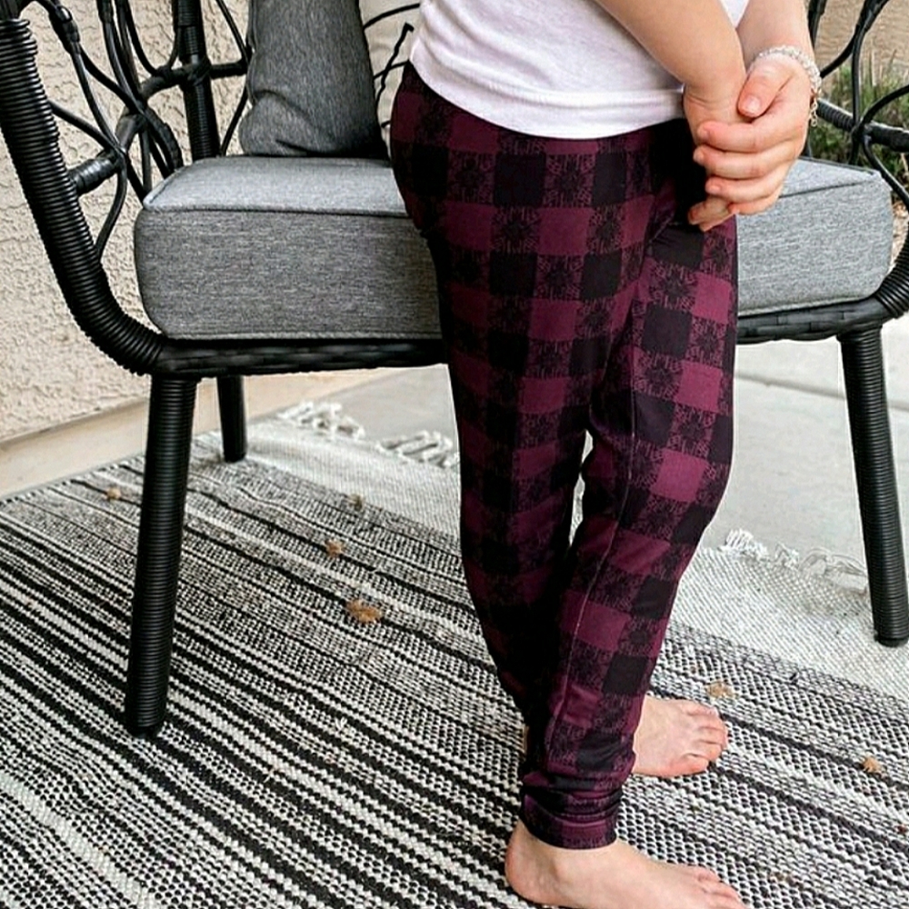 "Buffalo Gals Co. Buffalo Plaid" Leggings